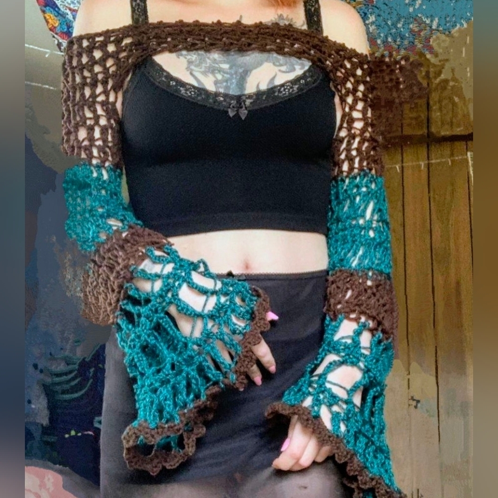 Handmade Knit Shrug